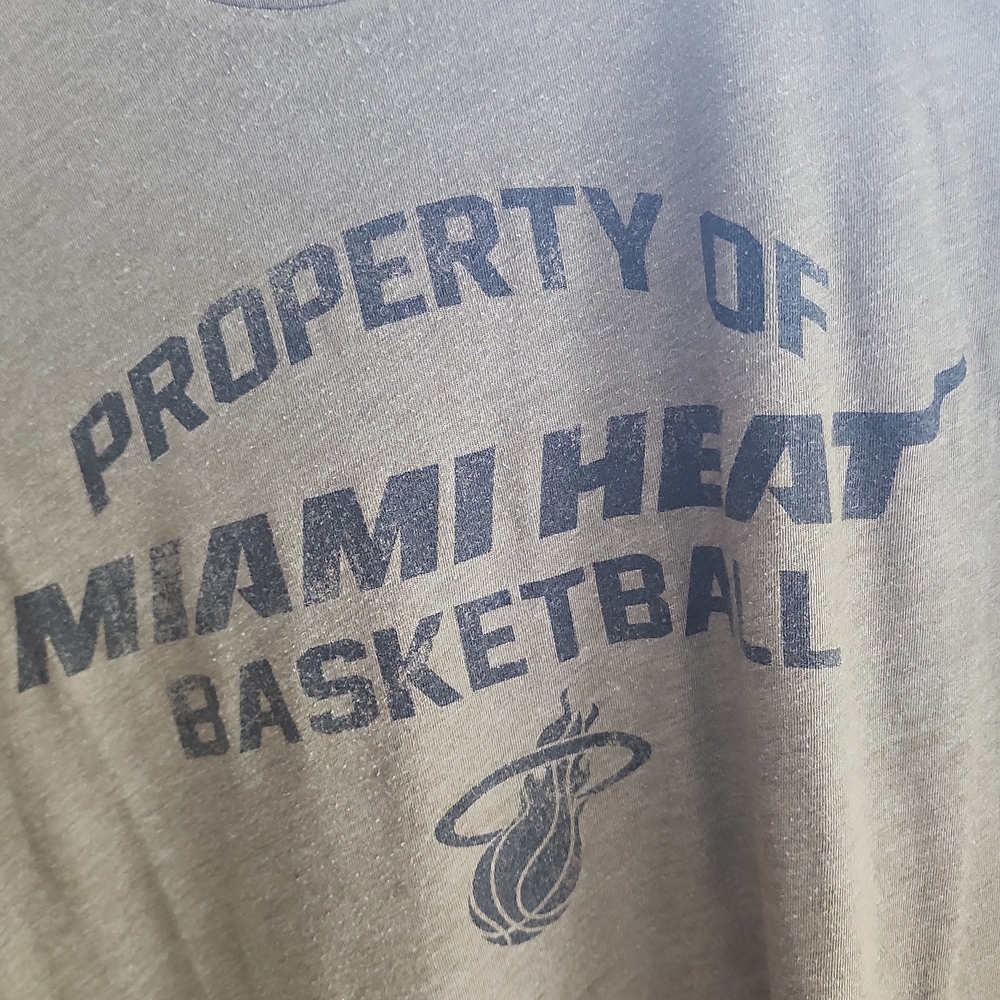 Miami Heat Basketball Gray T-Shirt